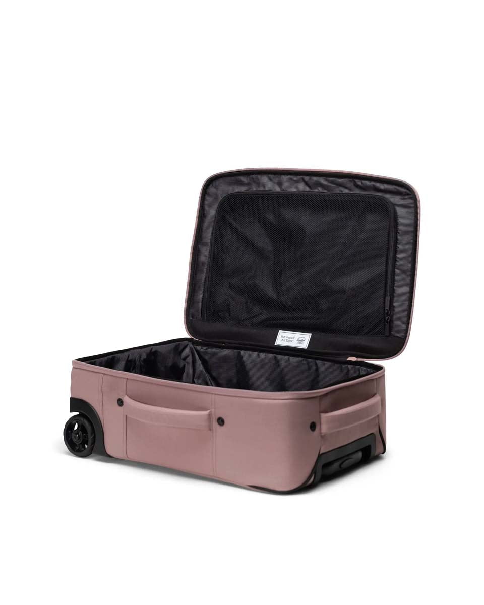 Herschel Heritage Softshell Large Carry On Luggage - Ash Rose | Lightweight Durable Travel Suitcase for Women & Men | Perfect for Airplane, Business Trips & Weekend Getaways