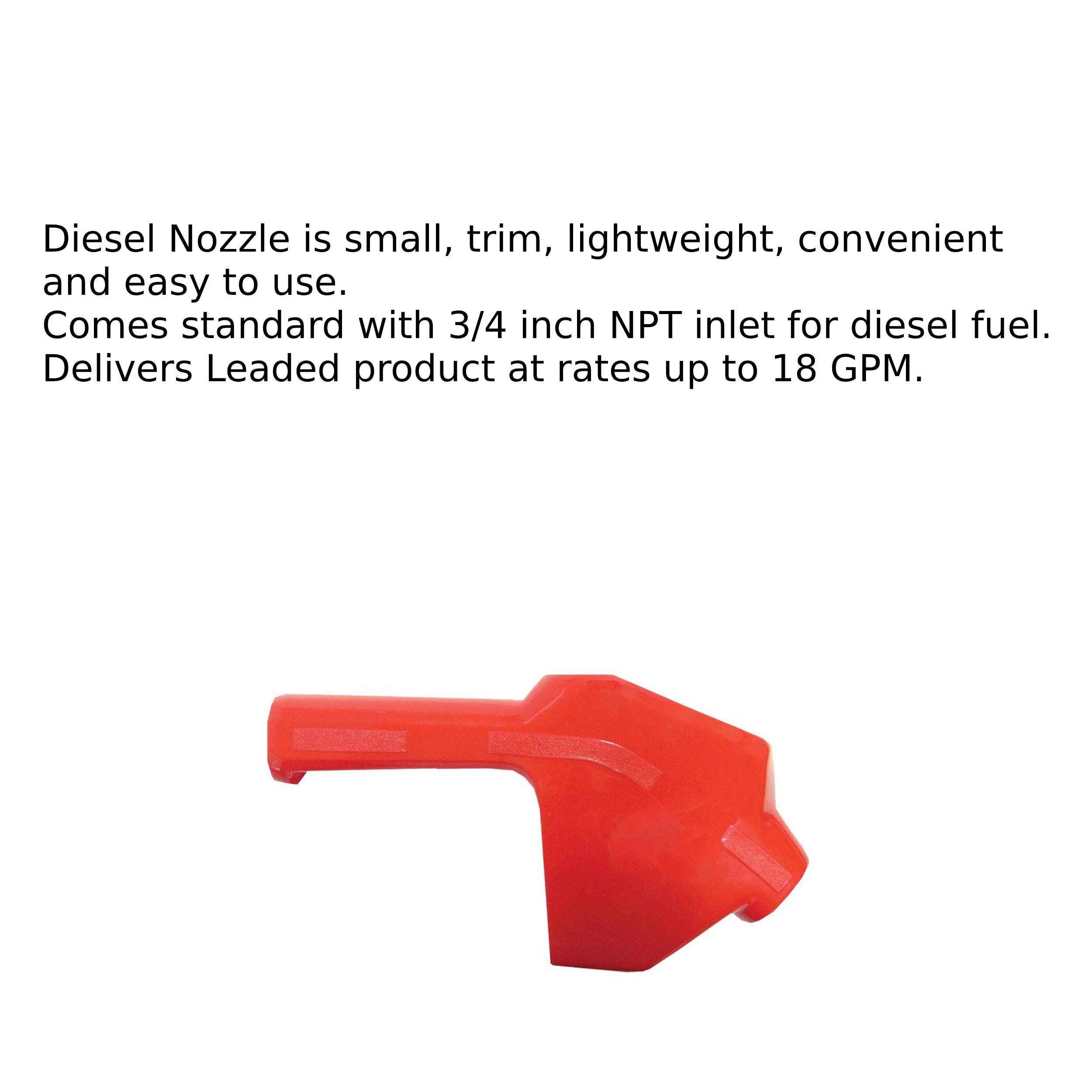 High-Temperature 1 Inch Red Nozzle Insulator - Heat Resistant for Welding, Soldering & Industrial Applications