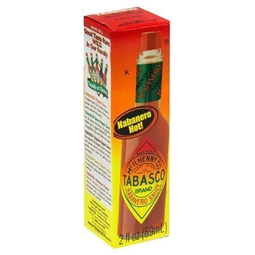 Tabasco Habanero Hot Sauce - 2 Oz Bottles (Pack of 3) | Spicy Pepper Sauce for Tacos, Wings & Bloody Marys | Made in USA