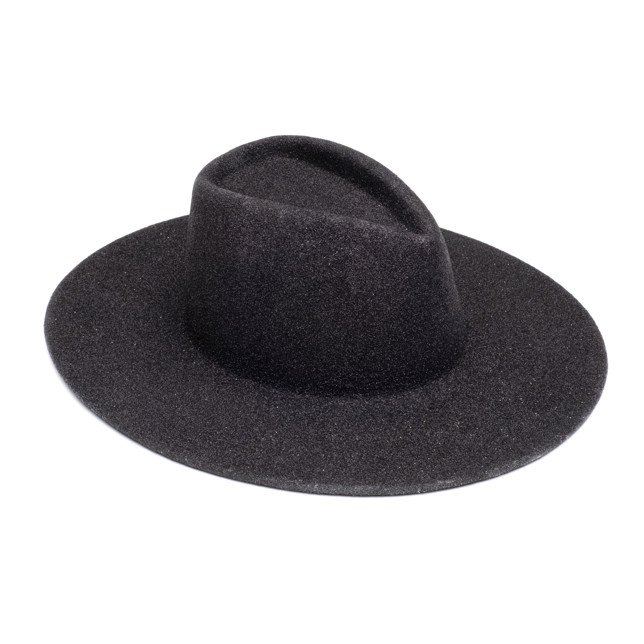 Harlowe Glitter Wool Felt Fedora Hat for Women - Stylish Winter Fashion Accessory for Parties, Weddings & Holiday Events