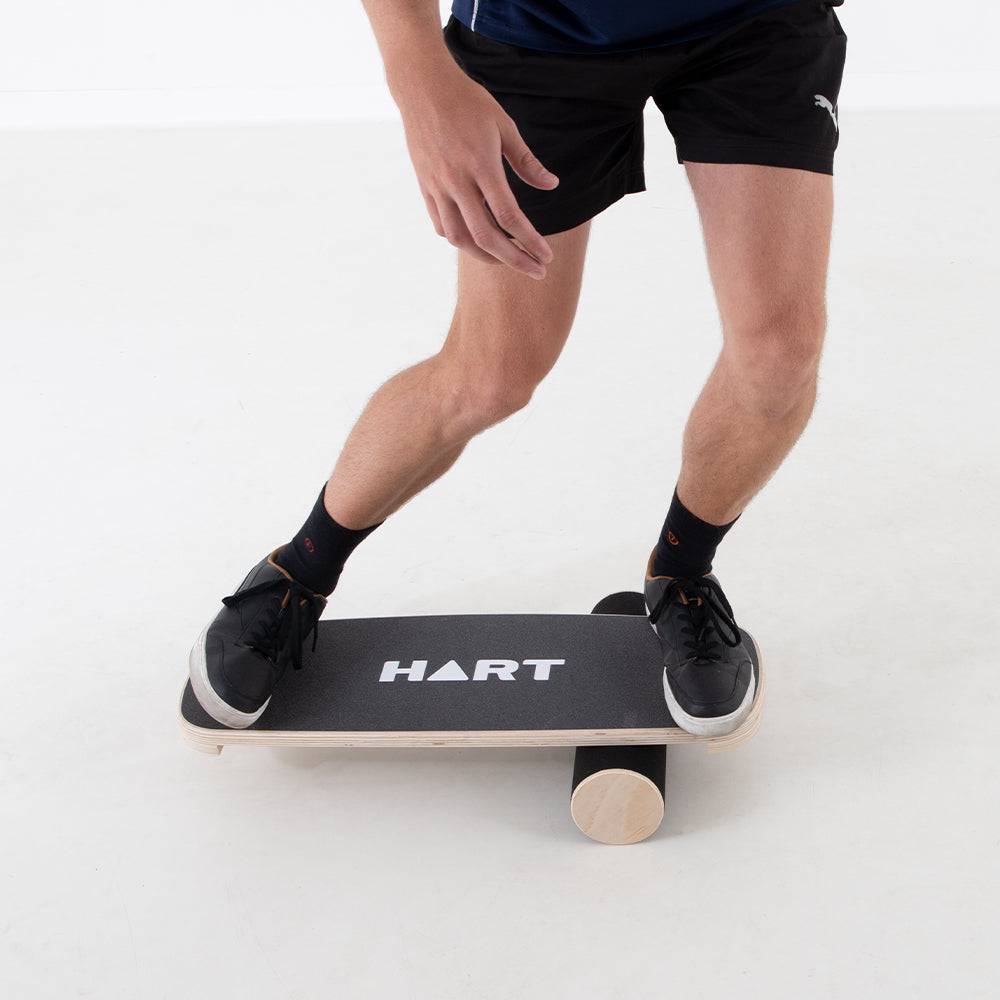HART Teeter Board - Wooden Balance Board for Kids & Adults - Improve Balance, Core Strength & Coordination - Perfect for Home Gym, Yoga, and Physical Therapy Exercises