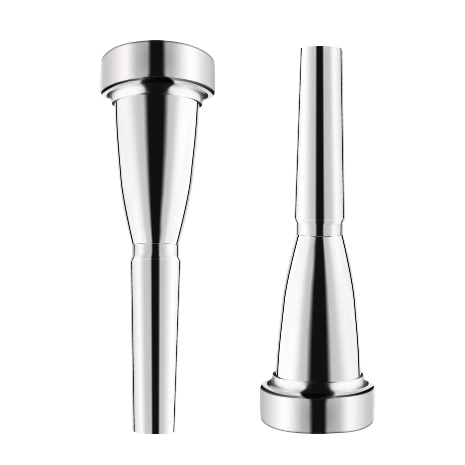 EASTROCK 5C Silver Trumpet Mouthpiece - for Brass Instruments