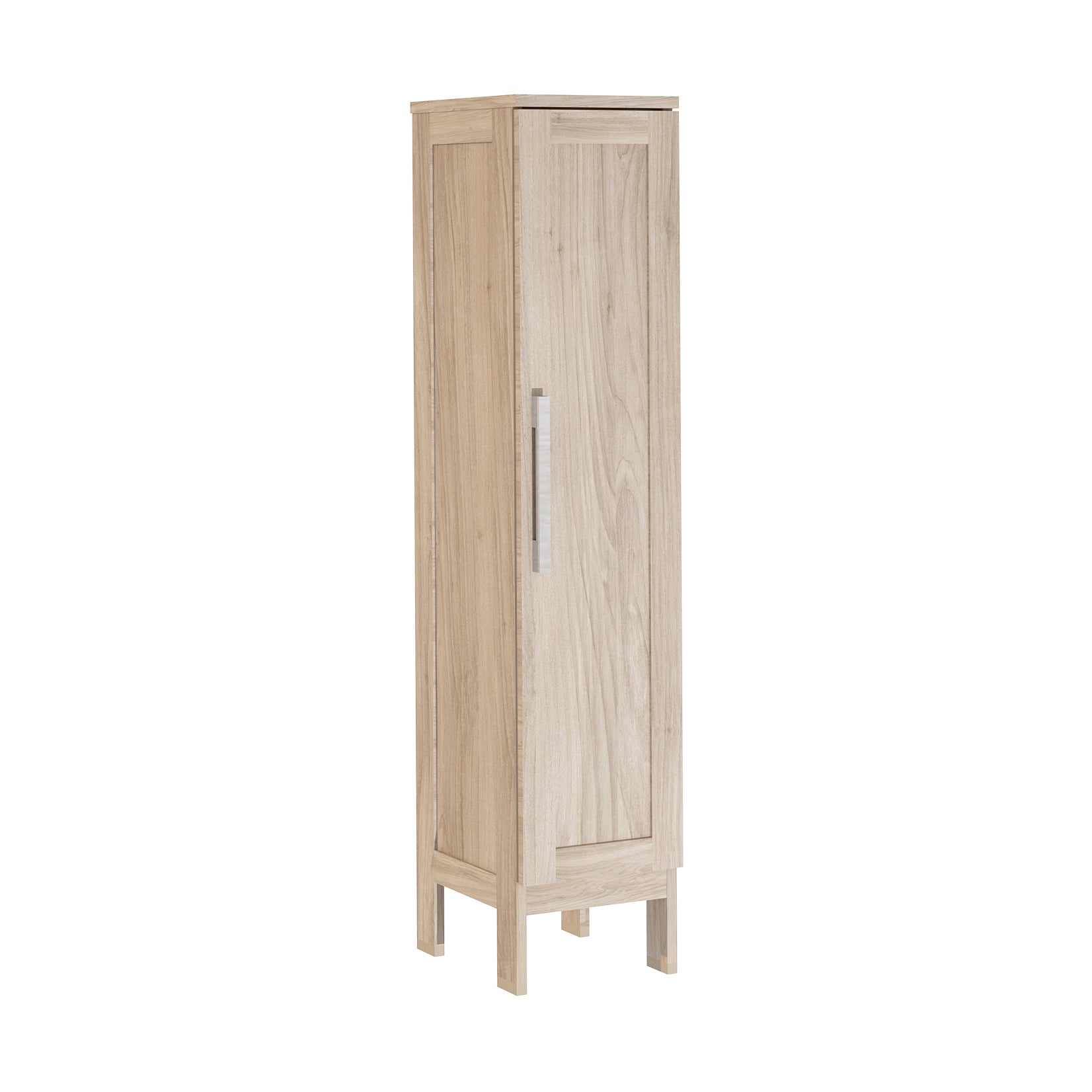 DAX Lakeside Side Cabinet - 57 Inch Height Storage Cabinet for Living Room, Bedroom, or Office - Perfect for Organizing Books, Decor, and Essentials