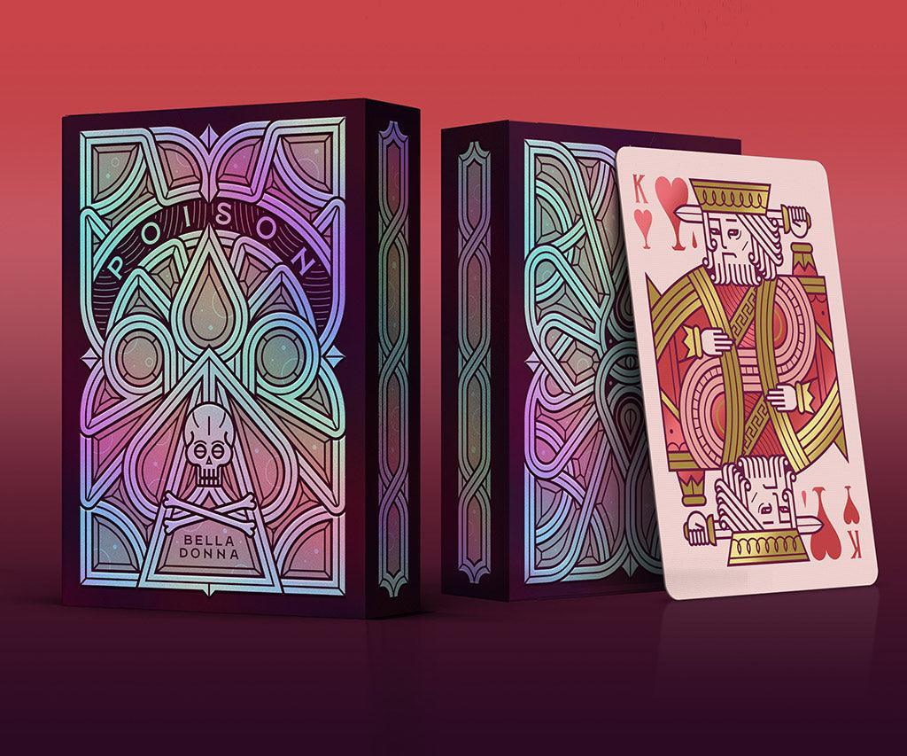 Poison Belladonna Playing Cards - Gothic Style Deck for Magic Tricks, Poker Games & Collectors | Perfect for Halloween, Themed Parties & Cardistry