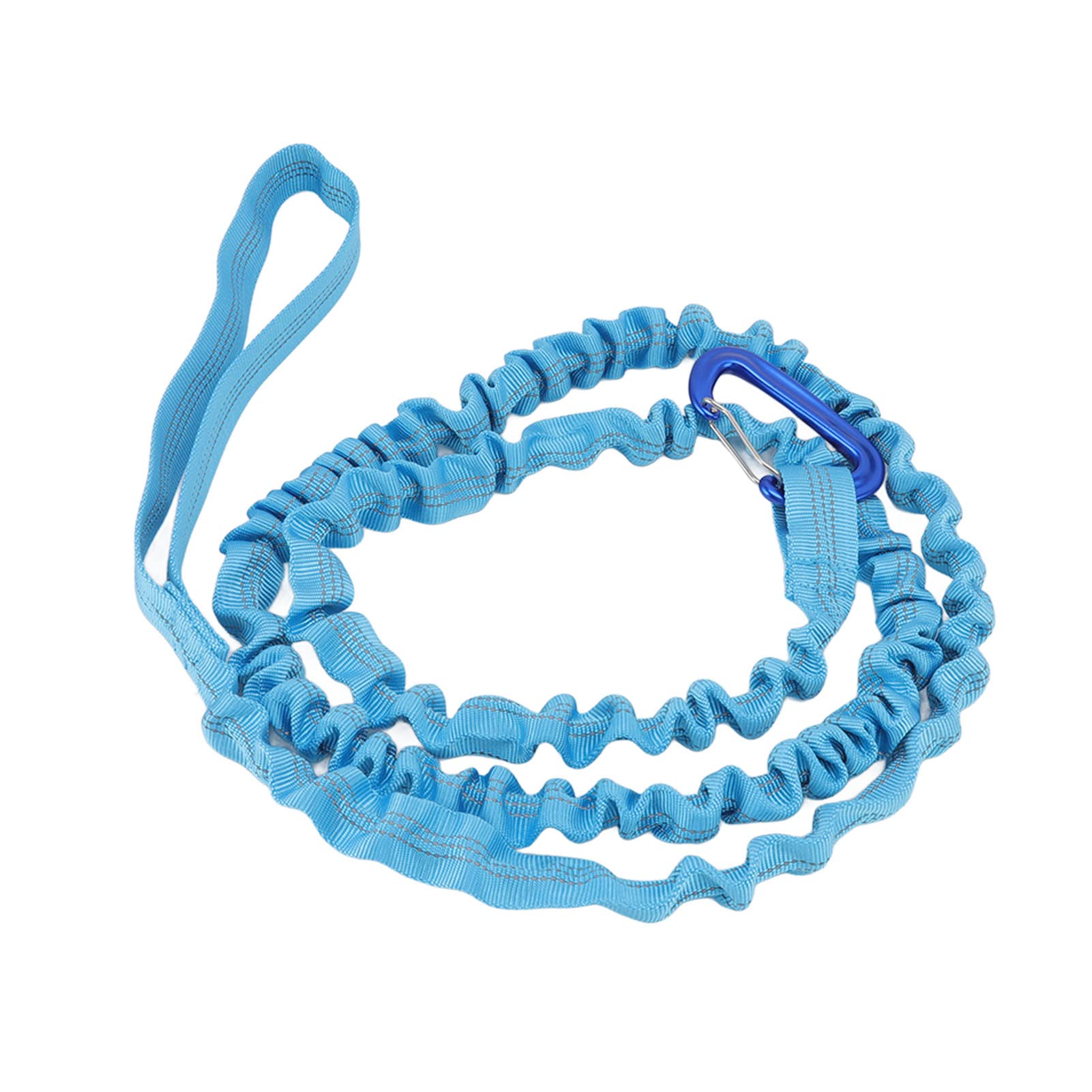 **Durable Nylon Alloy Bike Tow Rope - Compact & Portable for Training, Walking & Cycling - Wear-Resistant & Lightweight (Blue) - Perfect for Kids, Beginners & Outdoor Adventures**
