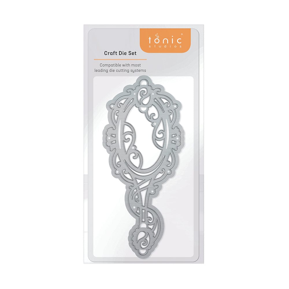 Exquisite Hand Mirror Die Set 4664E - Perfect for Scrapbooking, Card Making, and DIY Craft Projects