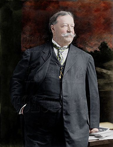 William Howard Taft - 27th U.S. President Historical Color Portrait | Vintage American Political Memorabilia for Home & Office Decor