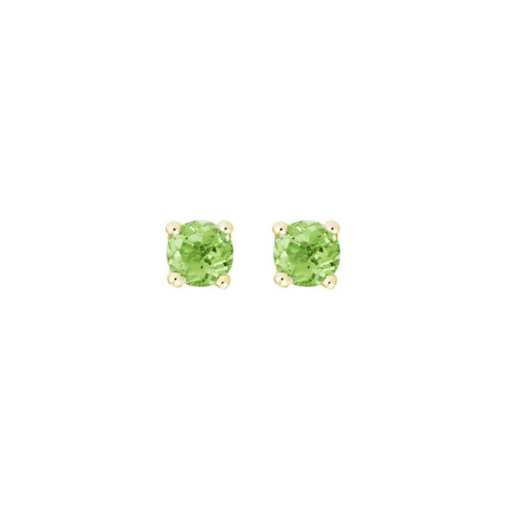 14K Gold Gemstone Stud Earrings for Women - Dainty & Elegant Jewelry Gift for Birthday, Anniversary, Valentine's Day - Perfect for Everyday Wear & Special Occasions