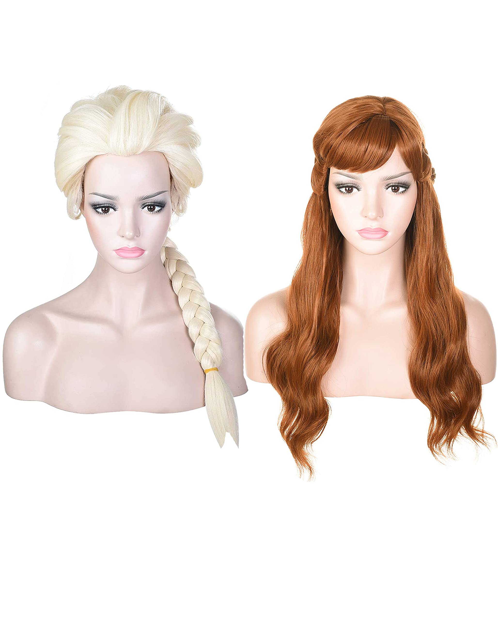 Morvally Halloween Costume Braided Wigs for Women - Long Synthetic Braided Hair Wigs for Cosplay, Party, and Halloween Costume Accessories - Perfect for Halloween Parties, Cosplay Events, and Themed Dress-Up