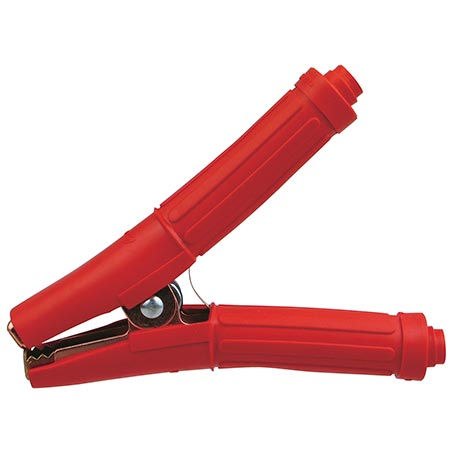 500A OEX Battery Clamp Positive (Red) - Heavy Duty Car Battery Terminal Connector for Trucks, Boats & Automotive Electrical Systems