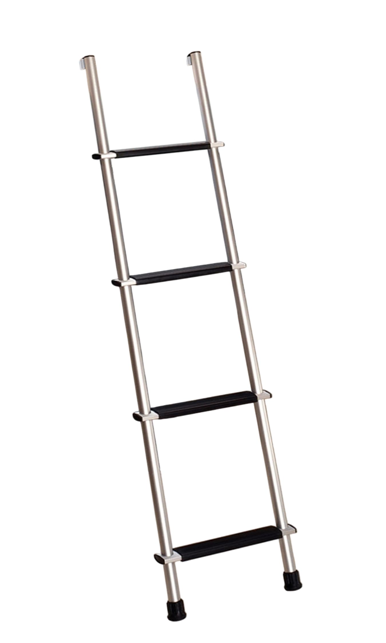 Lightweight Aluminum RV Bunk Ladder - 66 Inch Tall Motorhome Ladder with 1 Inch Hook Retainer & 250 lb Weight Capacity - Perfect for Campers, Travel Trailers & Fifth Wheels
