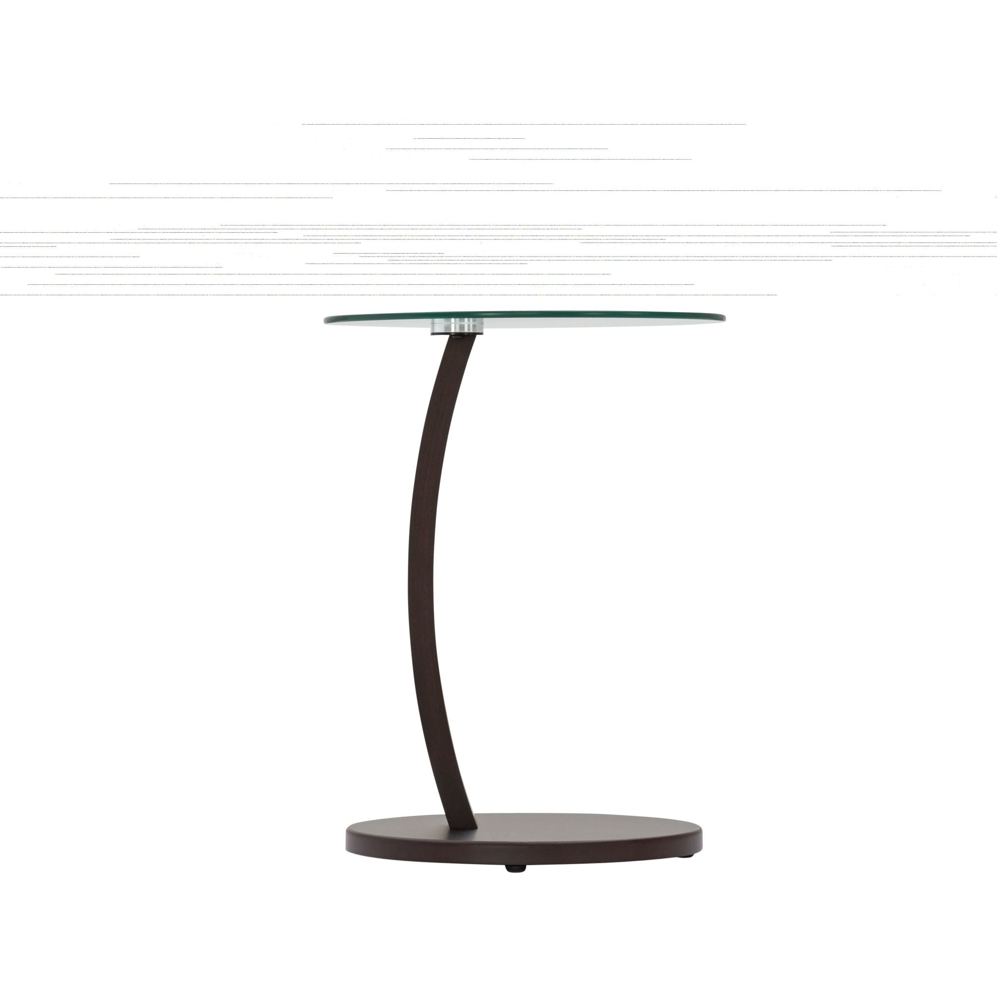 Boe Accent Table - Espresso Finish Small Side Table for Living Room, Bedroom, or Office - Perfect for Decor, Storage & Display
