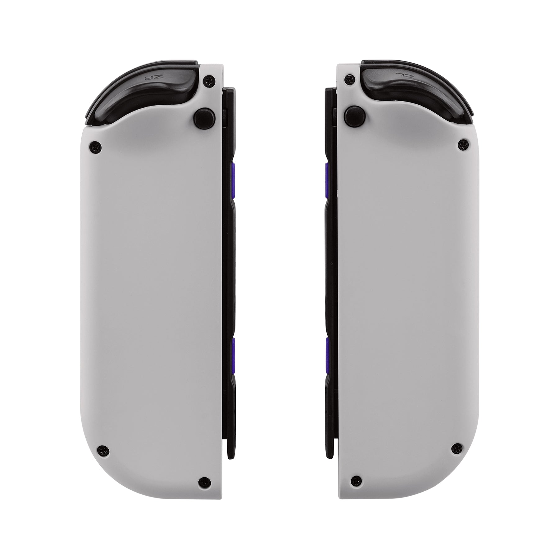 ExtremeRate Classic SNES Style Joycon Controller Shell with Full Button Set - DIY Replacement Housing for Nintendo Switch JoyCon & OLED JoyCon (Console Not Included) CT105 - Perfect for Retro Gaming & Custom Mods