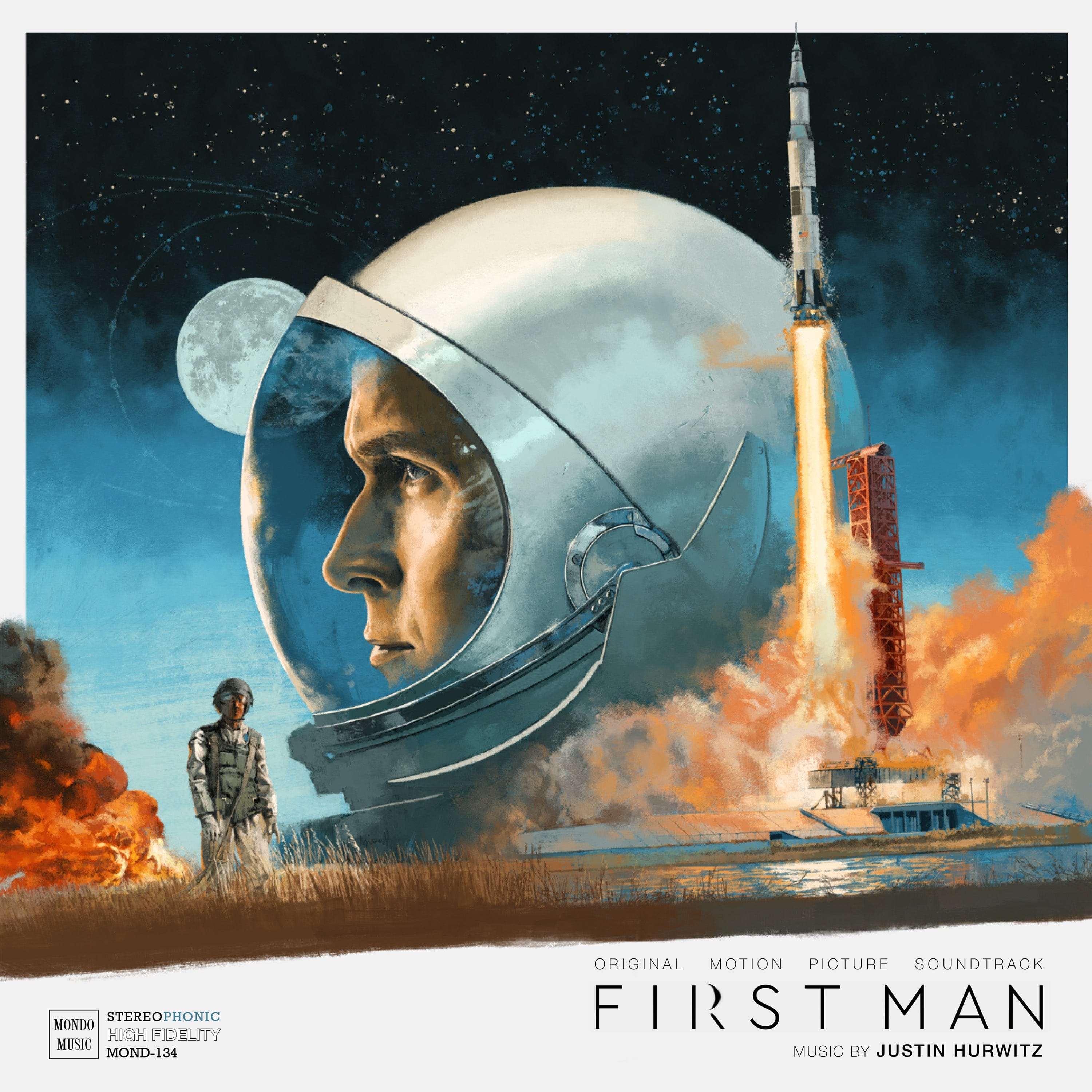 First Man – Original Motion Picture Soundtrack LP Vinyl Record | Official Movie Score by Justin Hurwitz | Perfect for Film Enthusiasts & Vinyl Collectors | Great for Home Theater & Music Listening Sessions