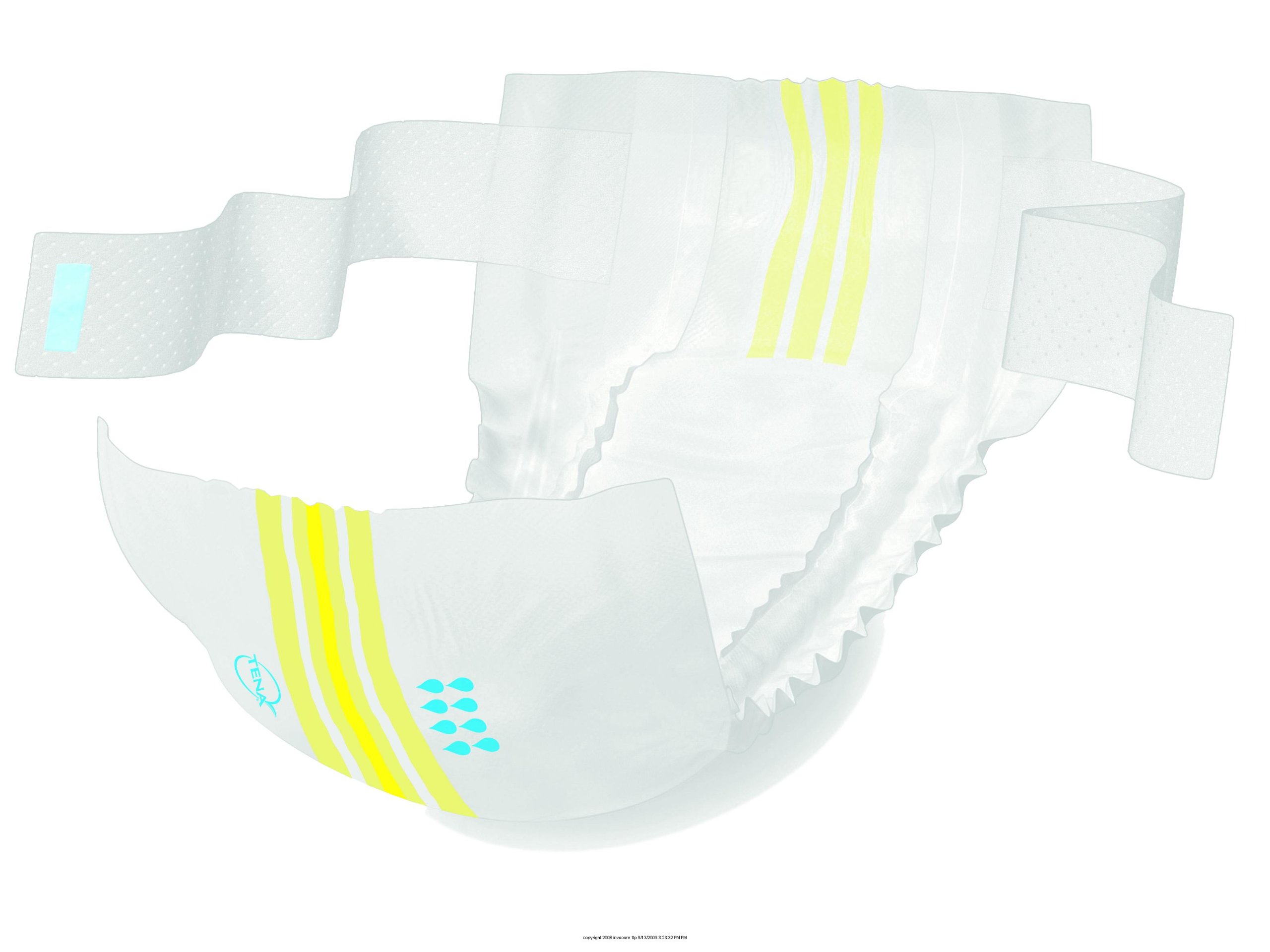 SCA Tena Flex Fitted Briefs Maxi Absorbency - Medium Size 12 - Case of 66 (3 Bags x 22) - Ideal for Overnight Protection & Active Lifestyles