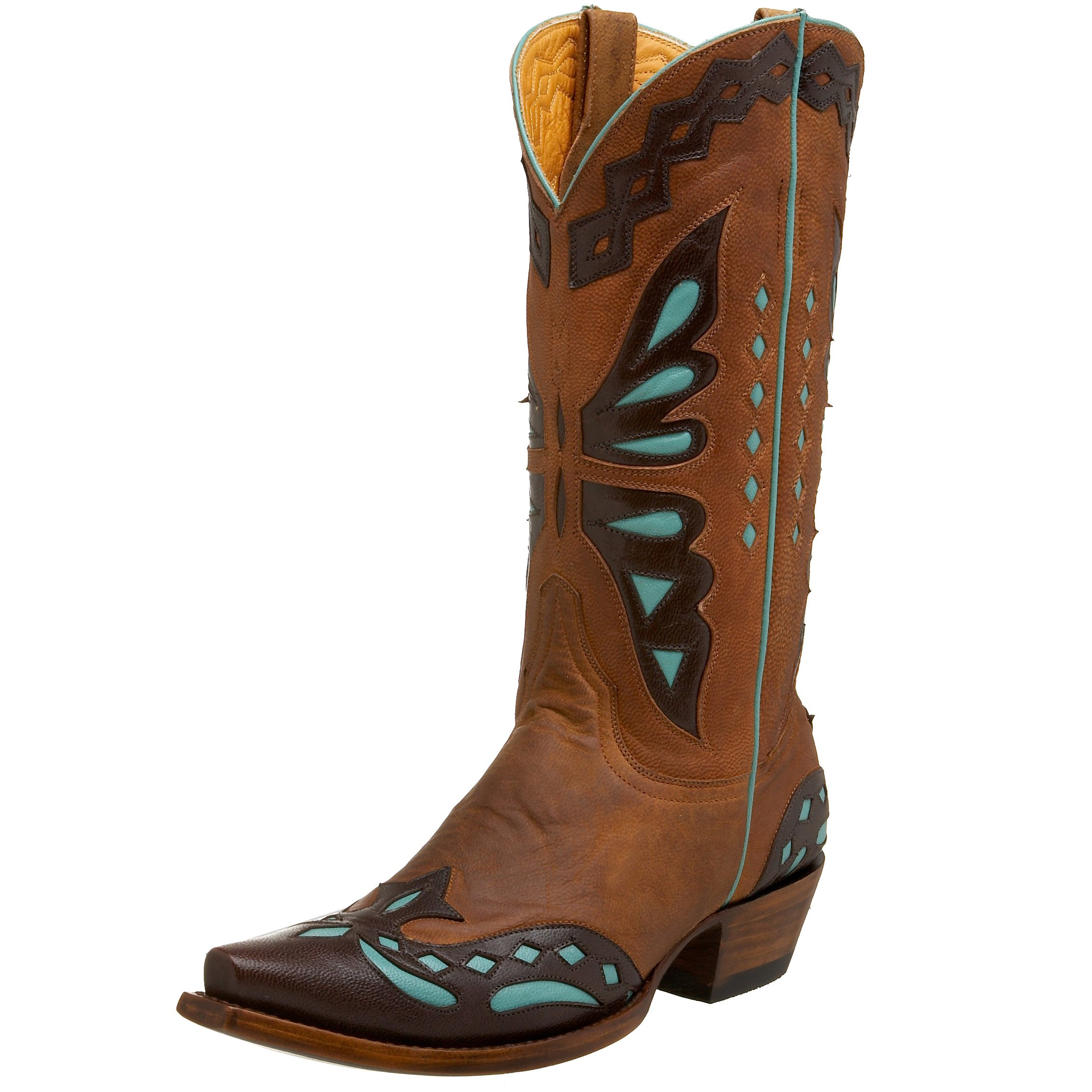 Old Gringo Women's L026-17 Monarca Western Cowboy Boots - Handcrafted Leather Ankle Booties for Country Dancing, Rodeo & Casual Wear
