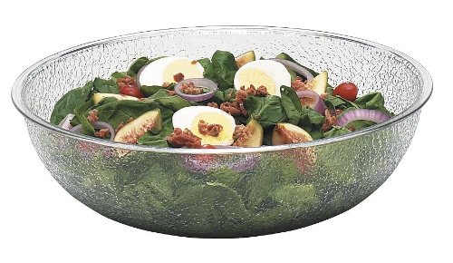 Cambro PSB12-176 12-Inch Round Pebbled Bowl - Durable Food Storage Container for Restaurants, Catering & Commercial Kitchens - Perfect for Serving Salads, Pasta & Bulk Food Prep