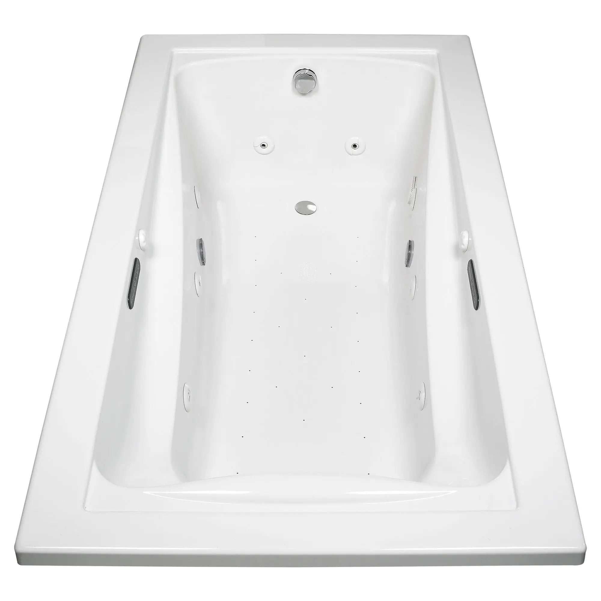72 x 42 Inch Green Tea® Drop-In Bathtub with EcoSilent® EverClean® Spa System - Luxury Soaking Tub for Relaxation & Hydrotherapy in Home Bathroom