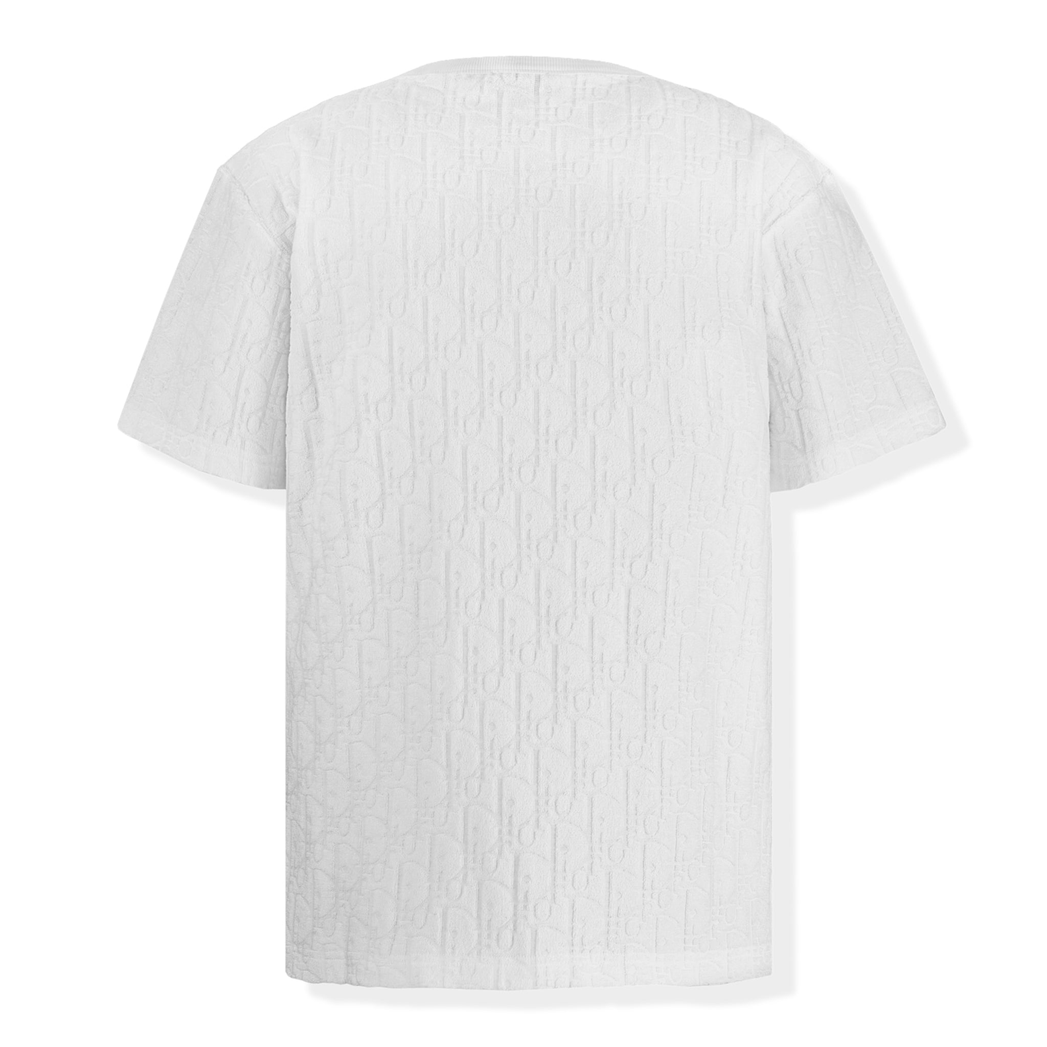 Dior Oblique White Cotton T-Shirt for Men - Luxury Casual Wear for Everyday & Special Occasions