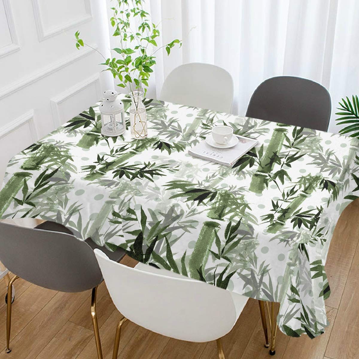 Premium Green Bamboo Tablecloth 54