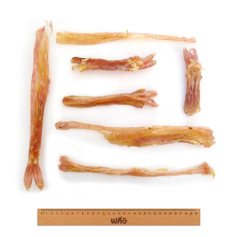 Premium WAG Beef Tendons Air-Dried Dog Treats 200g - All-Natural Chews for Dental Health & Anxiety Relief - Perfect for Training, Teething Pups & Aggressive Chewers