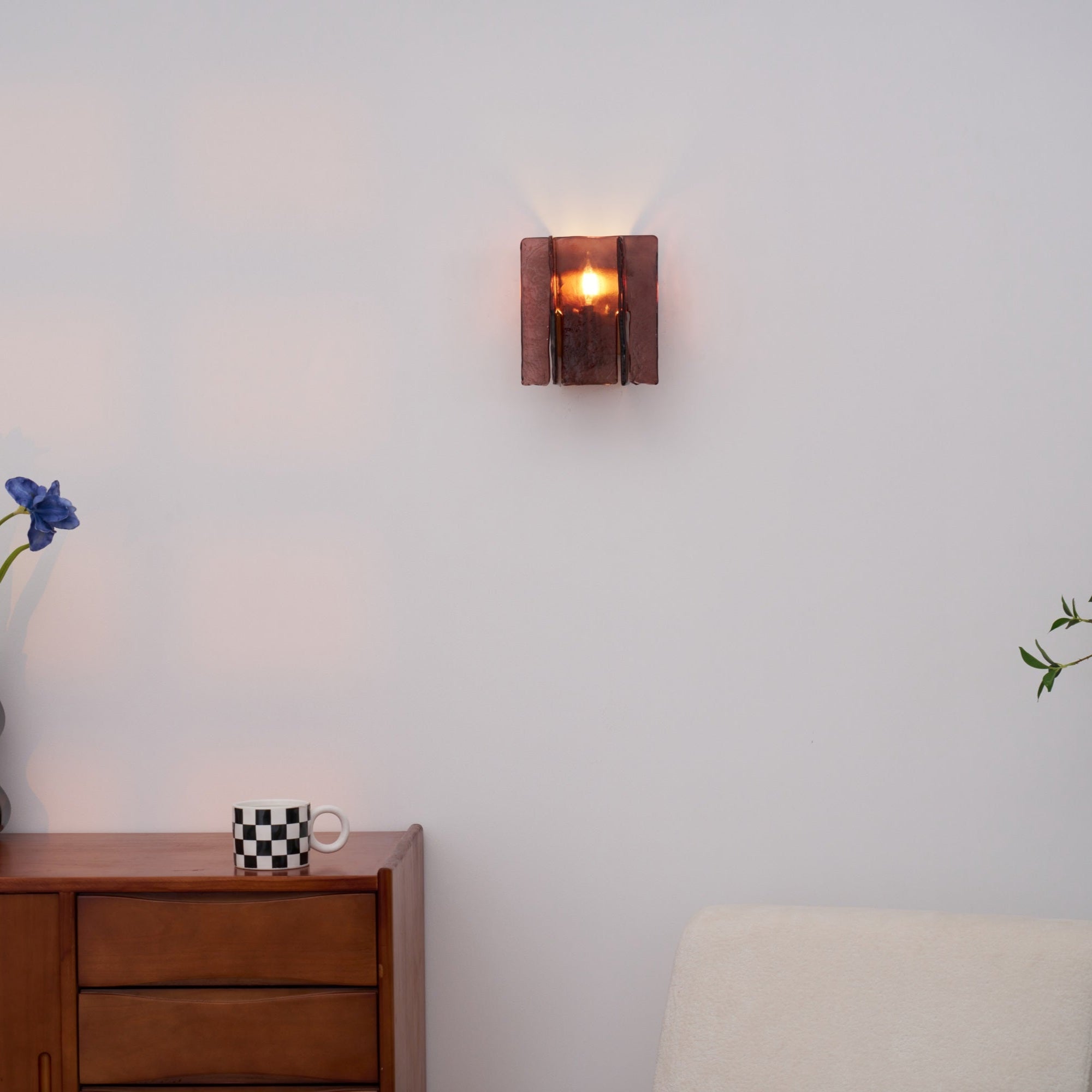 Blason Modern Wall Sconce Light Fixture - Indoor/Outdoor LED Wall Lamp for Living Room, Bedroom, Patio - Waterproof & Energy Saving (Black) - Perfect for Home Decor and Outdoor Lighting