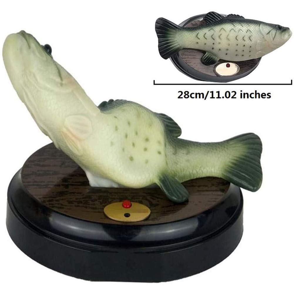 Funny Singing Electronic Fish Toy - Movable Plastic Simulation Fish with Music Box, Beating & Singing - Perfect for Gag Gifts, Prank Toys, and Home Decor