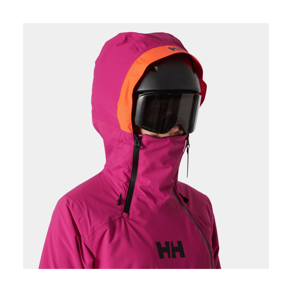 Helly Hansen Women's Powchaser Asym Jacket 2025 - Waterproof Ski Jacket for Women, Lightweight Winter Coat with Adjustable Hood - Perfect for Skiing, Snowboarding & Outdoor Winter Activities