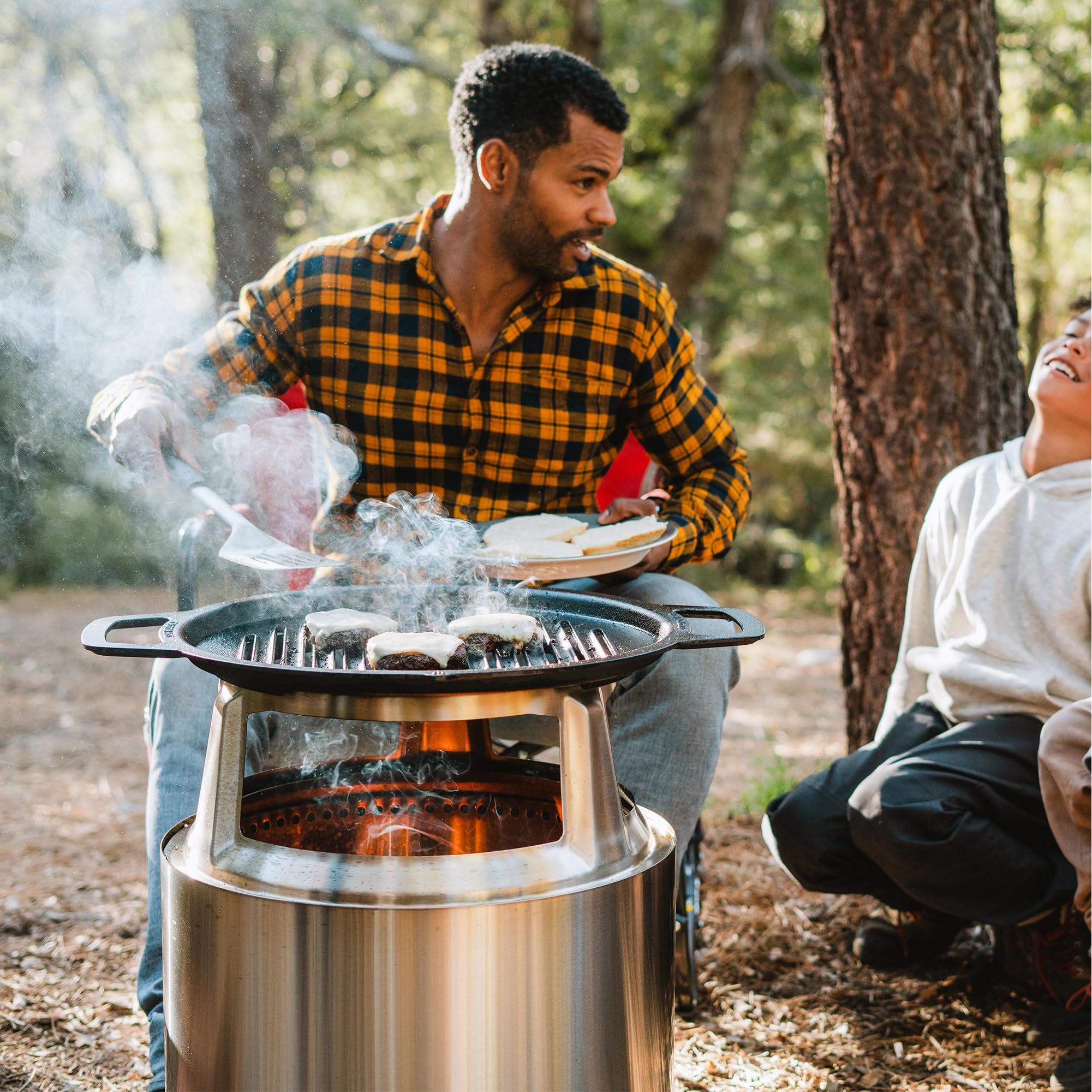 Solo Stove Large Cast Iron Grill Top - 17.75