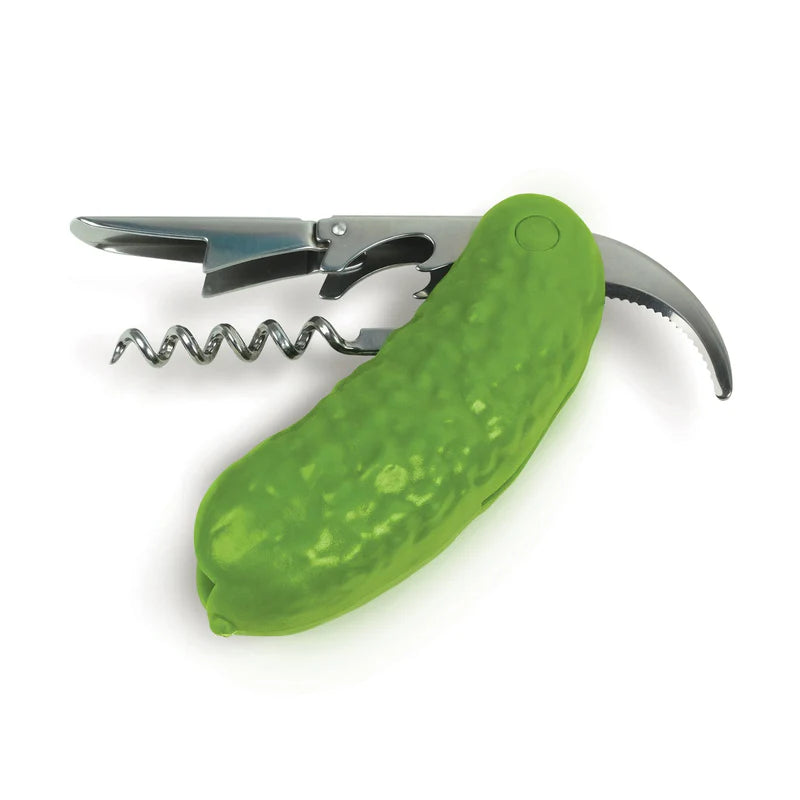 Fred Pickled Bottle Opener - Vintage Style Rustic Metal Bottle Opener for Beer, Soda & Home Brewing - Perfect for Parties, BBQs & Kitchen Decor