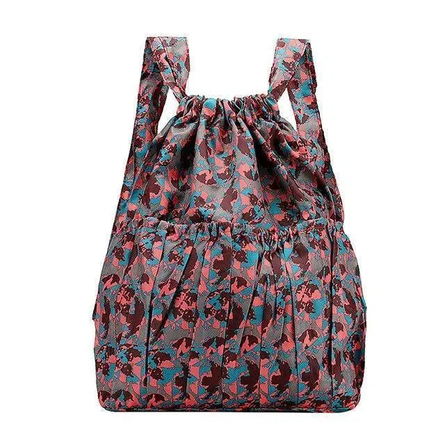 Vintage Printed Ethnic Backpack - Stylish Boho Travel Bag for Women & Men - Perfect for Hiking, Festival, College & Daily Use