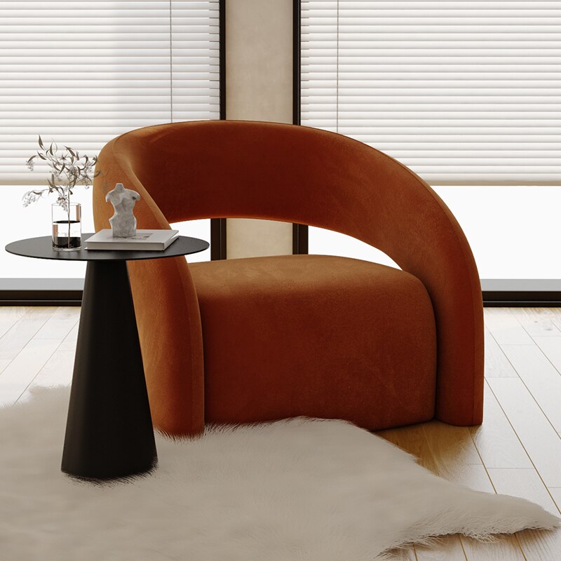 Velvet Sofa Chair - Plush & Luxurious Home Furniture for Living Room, Bedroom & Office | Comfortable Seating for Relaxing & Decor