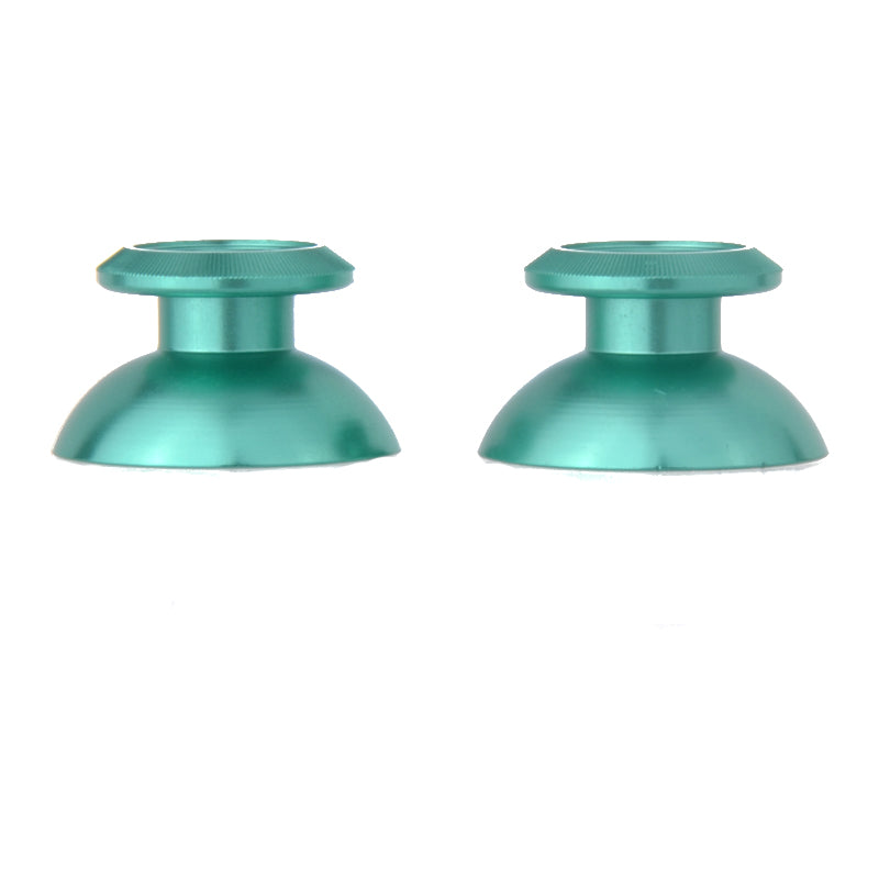 eXtremeRate Aluminum Green Thumbsticks Replacement for PS4 Controller - Premium Grip & Durability for Gaming, FPS, and Competitive Play (Model P4J0305)