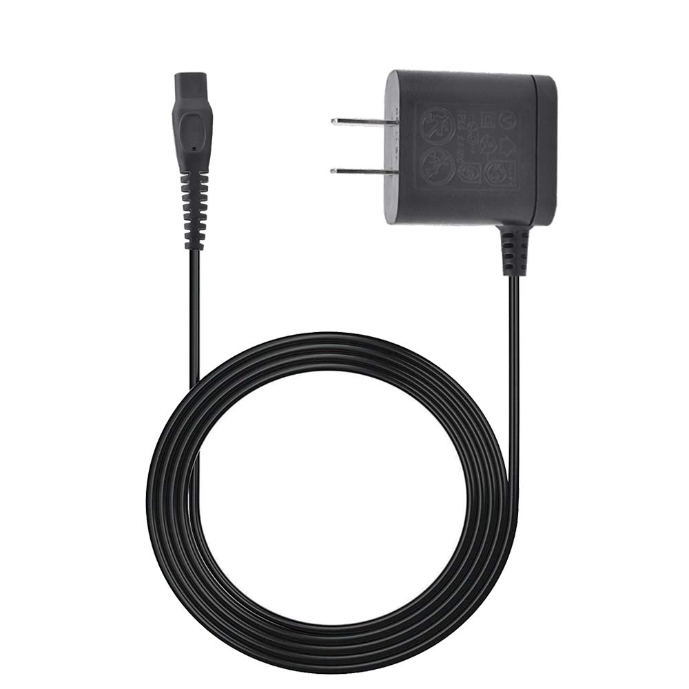 Replacement Power Supply Charger Adapter Cord for Philips HQ8505 HQ7000 HQ5000 HQ3000 Series Electric Shaver Razor - Compatible with Aquatec, Arcitec & Multigroom Beard Trimmers - Perfect for Home, Travel & Salon Use