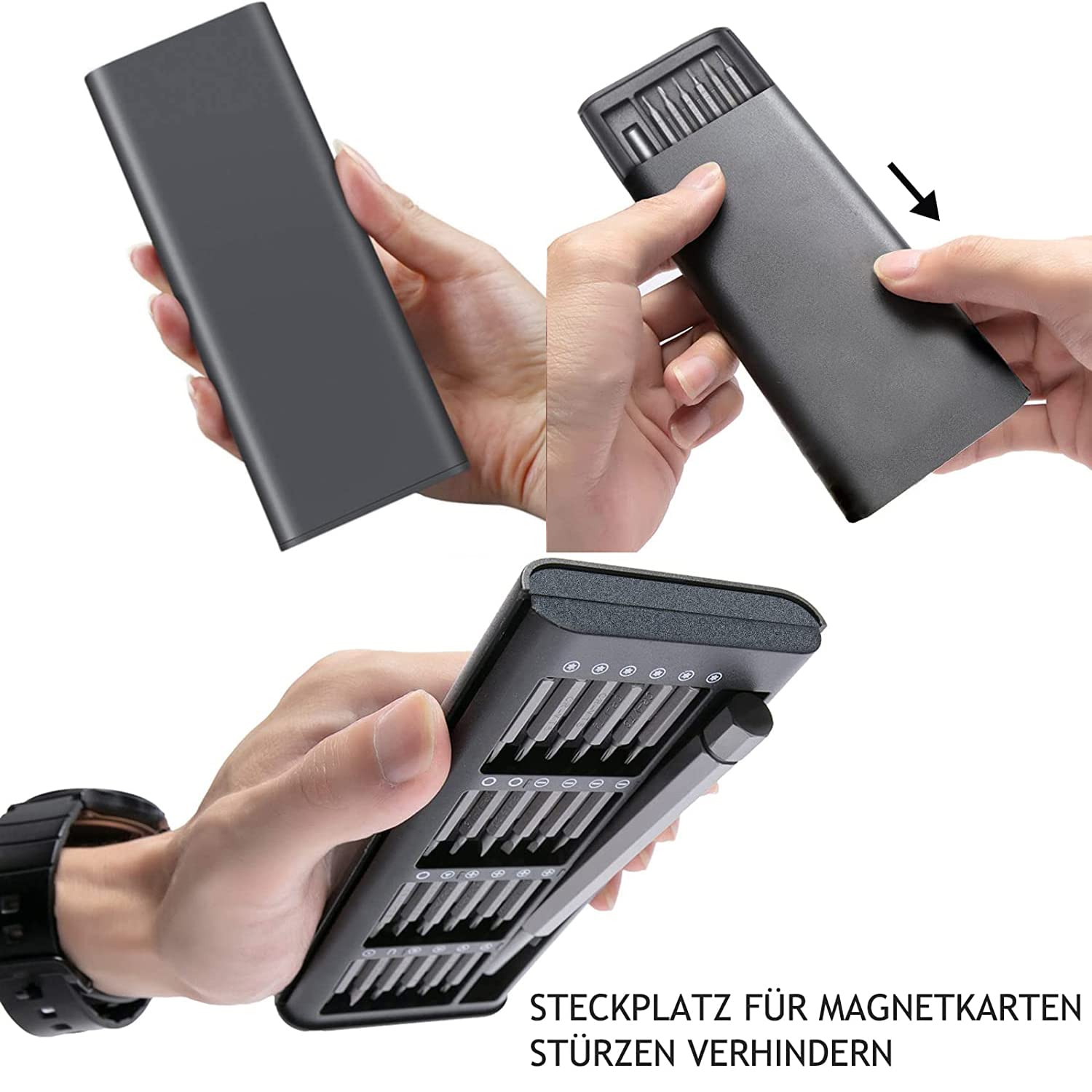 Precision Screwdriver Set 24-in-1 Magnetic for Phones, Tablets, PC Repair - Valentine's Gift for Men