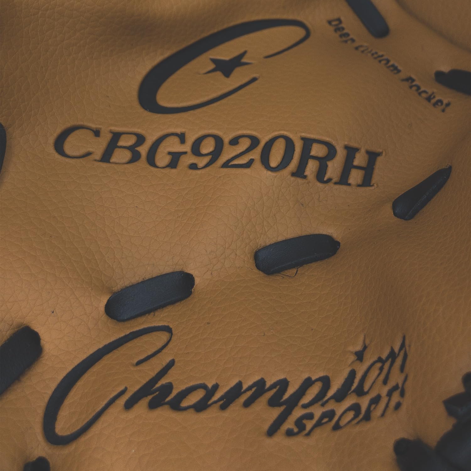 Champion Sports Glove - Premium Synthetic Leather Front & Back for Baseball, Softball & Training - Durable & Comfortable for Athletes & Outdoor Sports