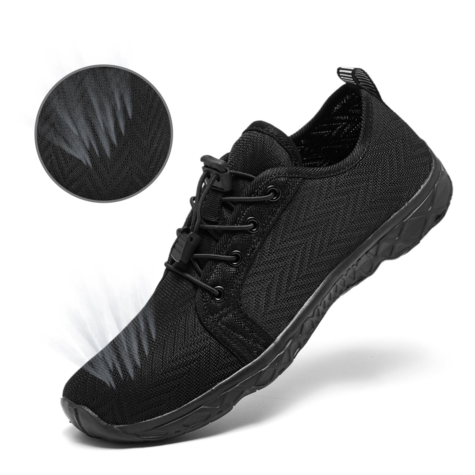 Racqua Unisex Breathable Mesh Water Shoes for Men & Women - Perfect for Beach, Pool, Swimming & Water Sports