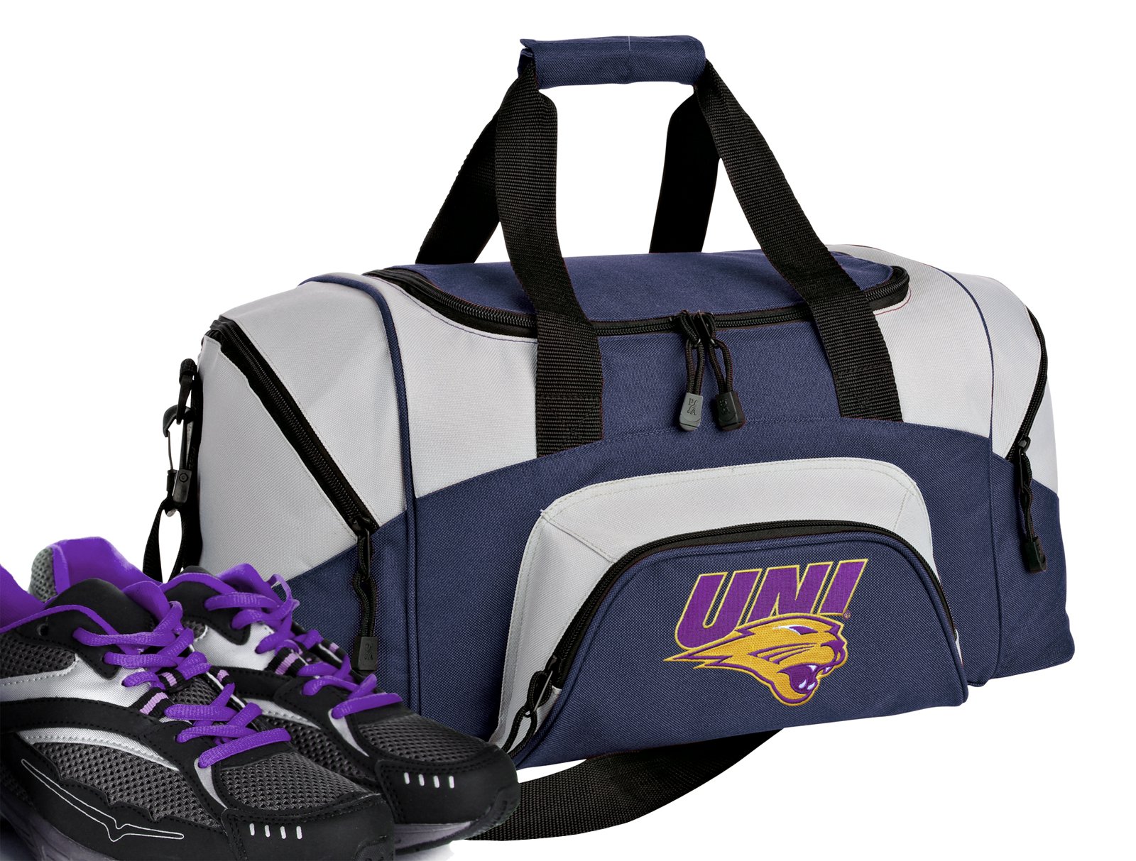 Premium UNI Panthers Gym Bag - Northern Iowa University Duffle Bag for Travel, Sports & Workout | Carry-On Size for College, Gym & Weekend Trips