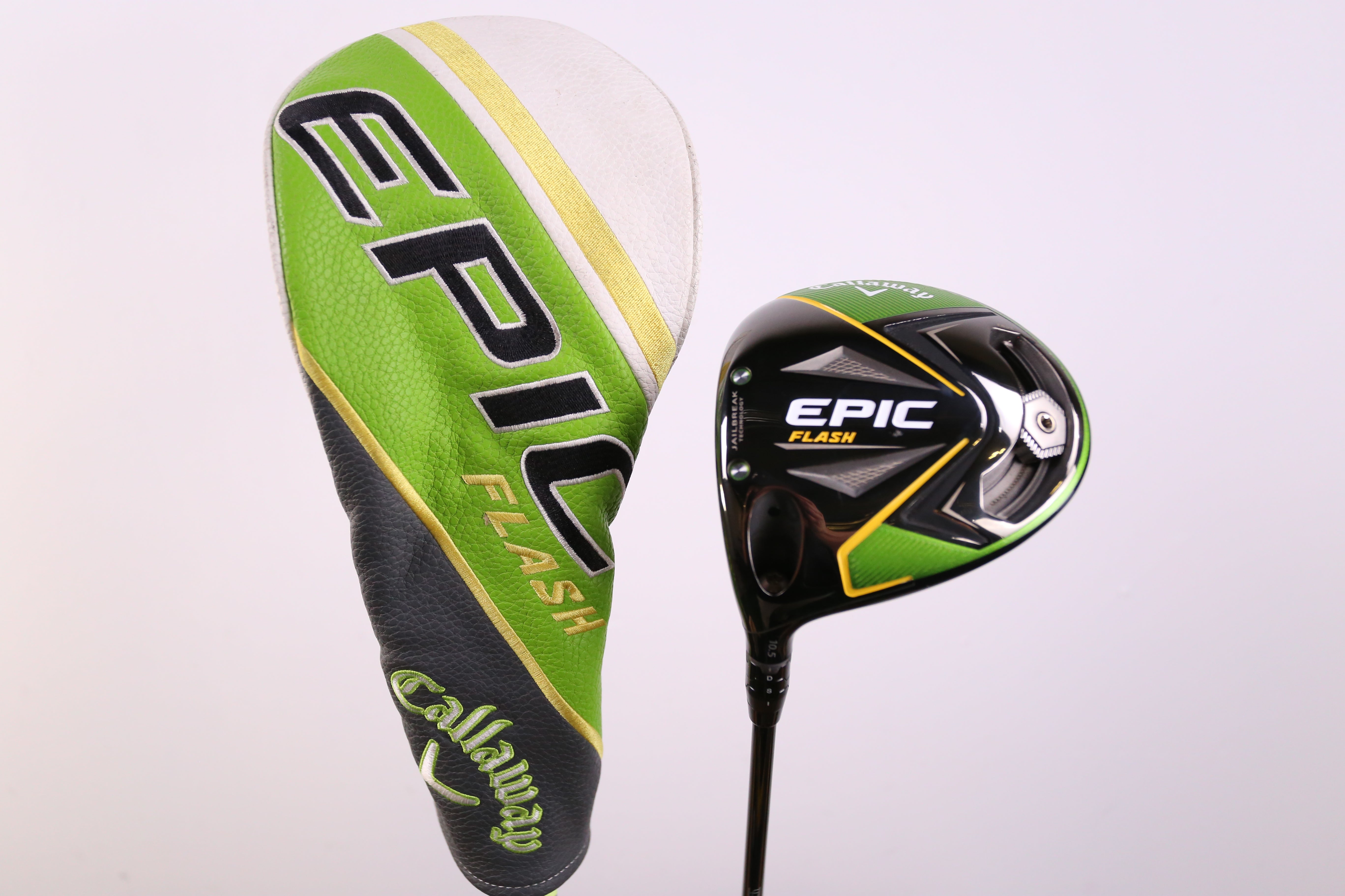 Used Callaway Epic Flash Left-Handed Golf Driver 10.5° Extra Stiff Flex - Perfect for Left-Handed Golfers Seeking Distance & Control