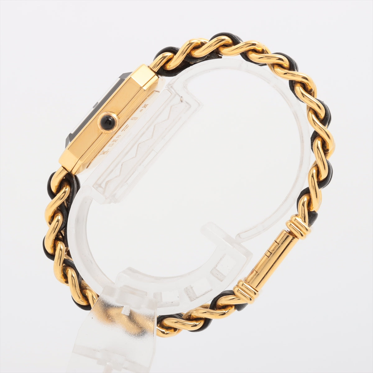 Chanel Première M Vintage Black Dial Gold Watch - Luxury Women's Timepiece for Formal Events & Evening Wear