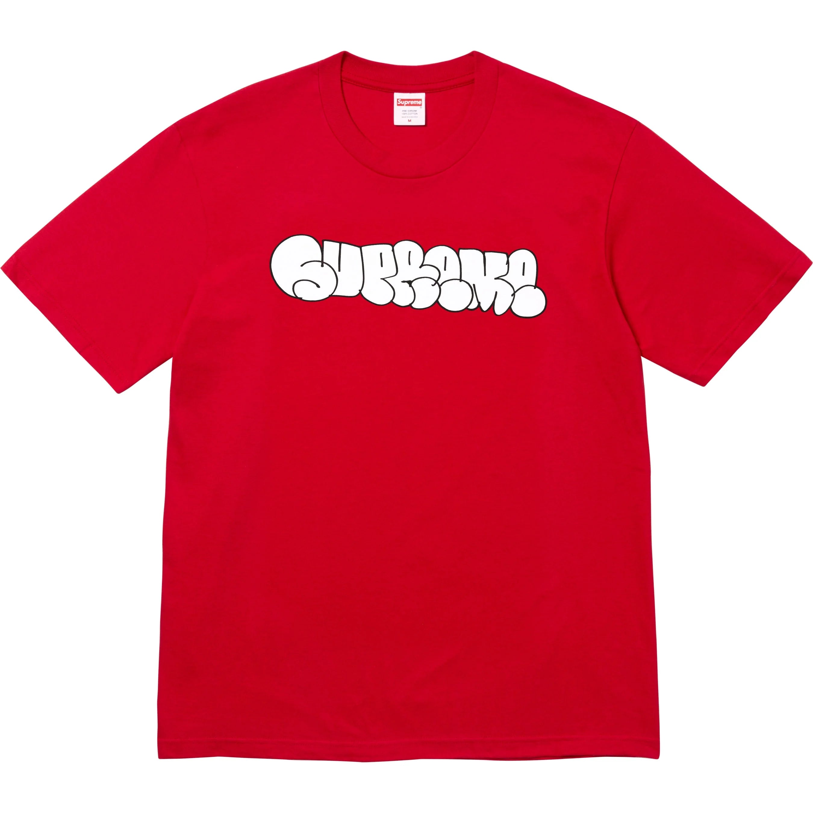 Supreme Homerun T-Shirt for Men - Red Cotton Short Sleeve Tee - Baseball Inspired Streetwear for Casual Wear & Sports Fans