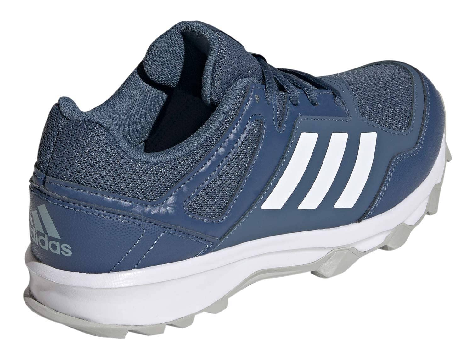 adidas Fabela Rise Women's Lacrosse & Field Hockey Cleats - Navy/White - Lightweight Performance Shoes for Running & Training on Turf or Grass Fields