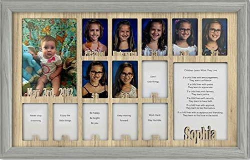 Personalized Northland School-Years Picture Frame - Holds 12 (2.5