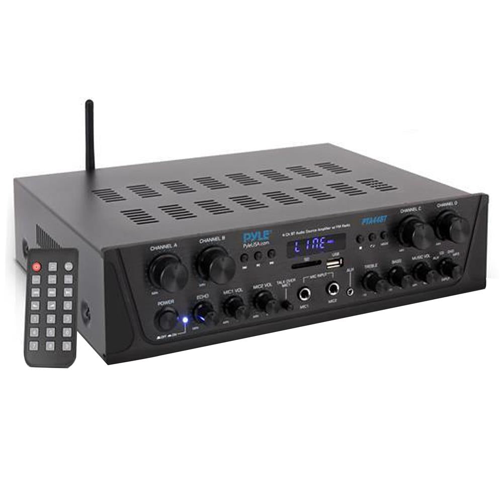 Wireless Bluetooth Home Audio Amplifier - High Power Stereo Receiver for Speakers, Home Theater & Multi-Room Music Streaming | Perfect for Parties, Living Room & Outdoor Entertainment