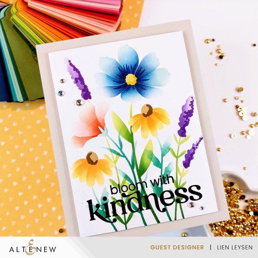Wildflower Bouquet Die Set for Card Making & Scrapbooking - Floral Crafting Stamps for DIY Greeting Cards, Invitations, and Home Decor