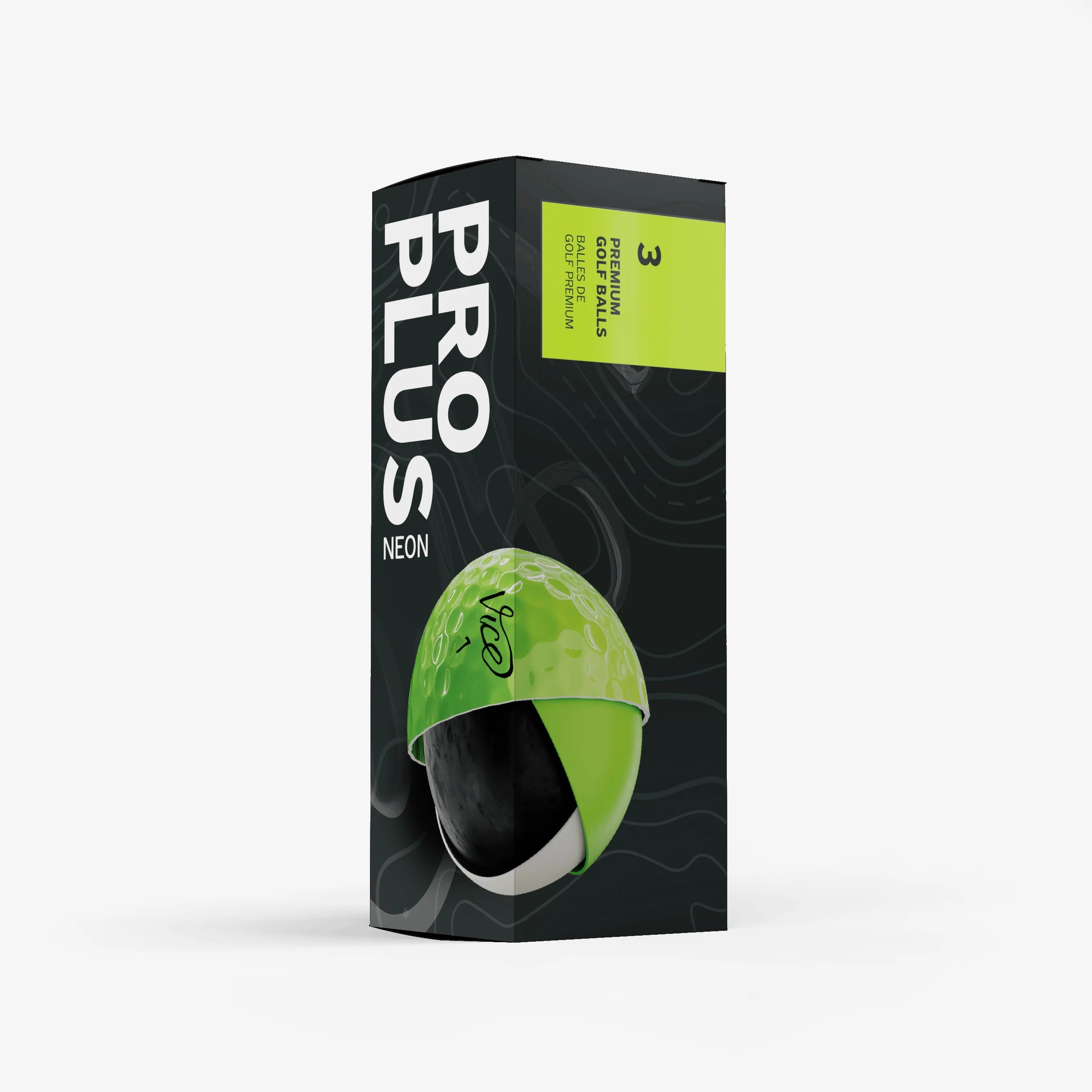 Vice Pro Plus Golf Balls - Premium Performance Golf Balls for Low Spin & Maximum Distance | Perfect for Tournament Play & Practice Rounds