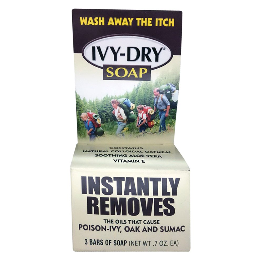 IVY-DRY Bar Soap - 3 Pack of 11 (0.7 oz Each) | Natural Hand Soap for Sensitive Skin | Perfect for Travel, Gym & Camping