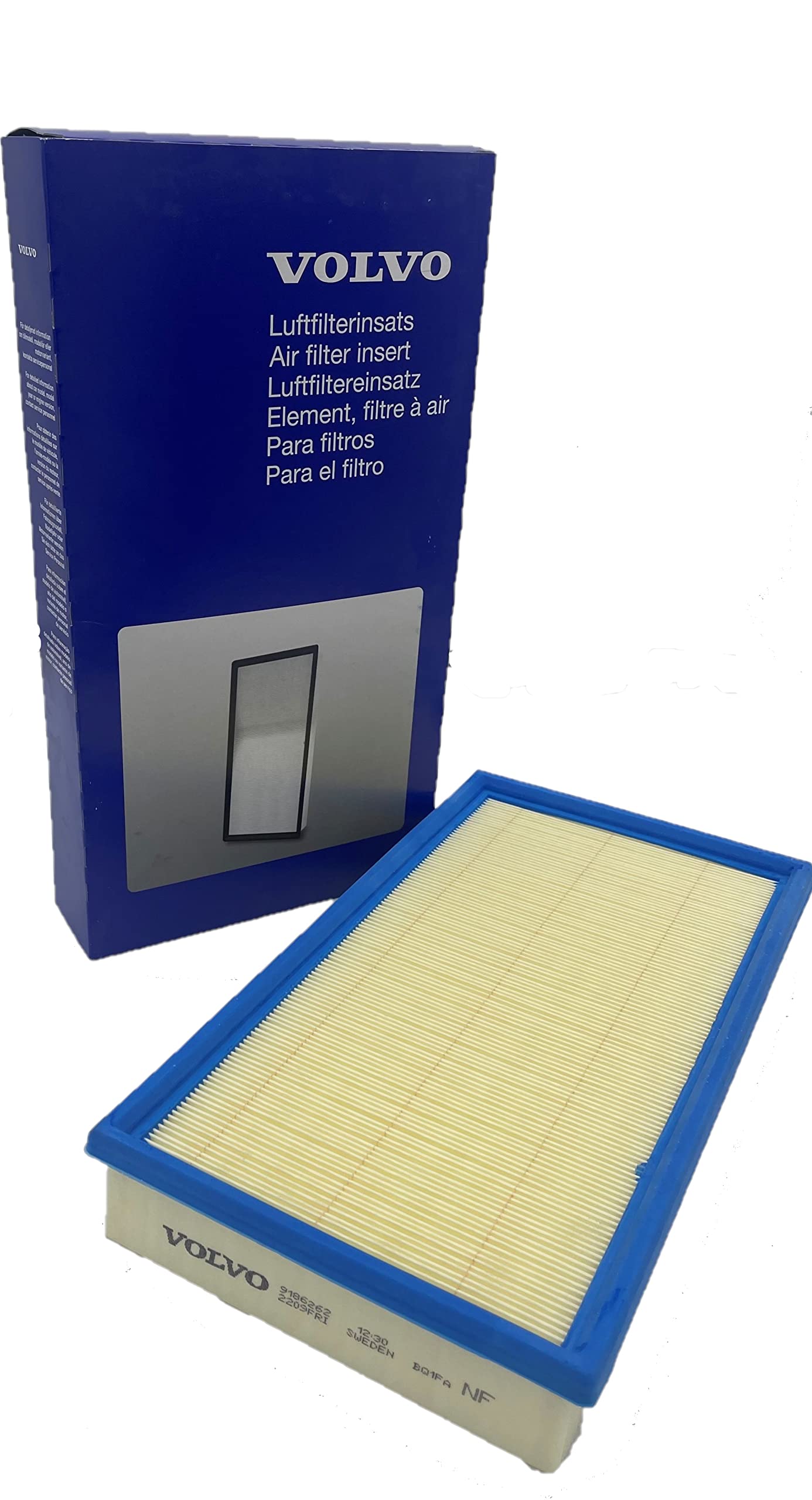Volvo 9186262 Air Filter Replacement - High Performance Engine Air Filter for Volvo Cars | Perfect for Improved Airflow & Engine Protection
