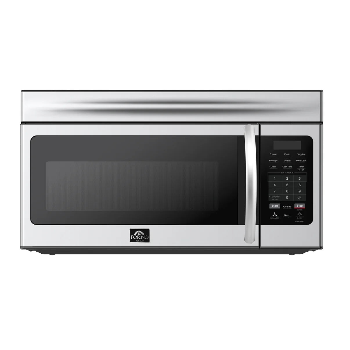 Forno Scalo 30 Inch Over the Range Microwave Oven - Stainless Steel (Model FOTR3007) - Perfect for Modern Kitchens & Space-Saving Installation