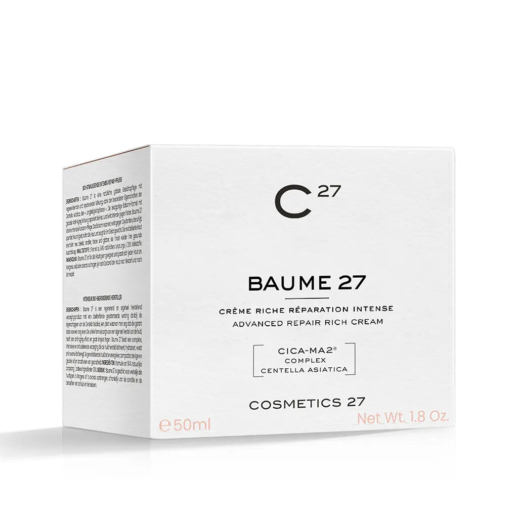 Baume 27 Advanced Formula Skin Care Cream - Hydrating & Anti-Aging Face Moisturizer for Dry & Sensitive Skin | Perfect for Night Routine & Daily Use